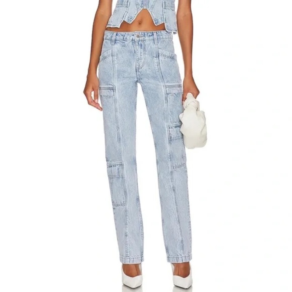 GRLFRND Naomi Low Rise Slim Cargo in Taos 25